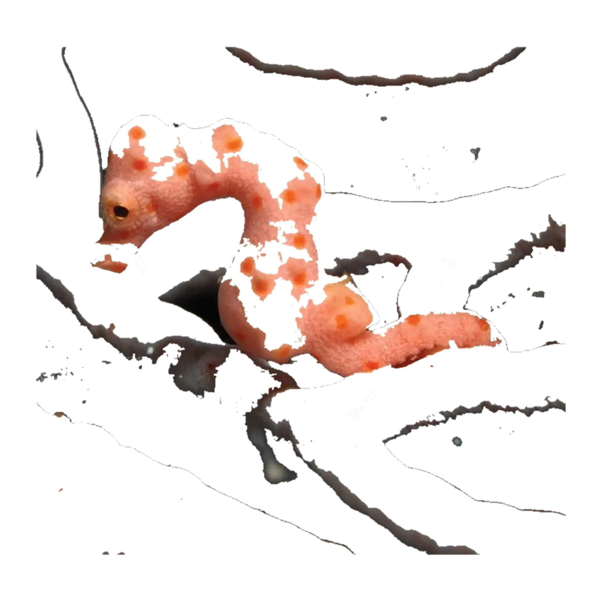 Denise's pygmy seahorse (Hippocampus denise) specimen