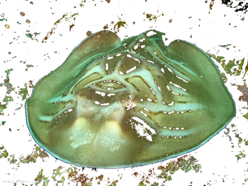 Eastern fiddler ray (Trygonorrhina fasciata) specimen